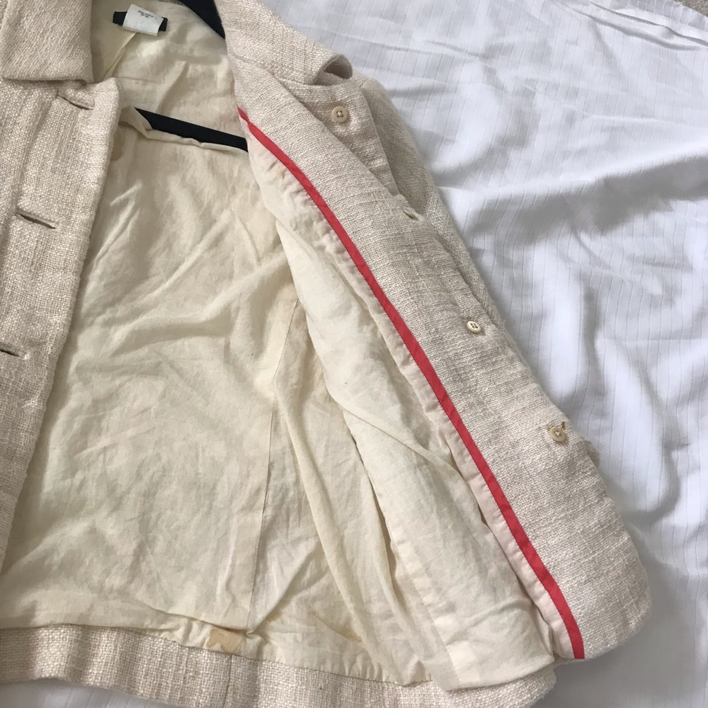 J. Crew cream tweed blazer - Picture 4 of 5